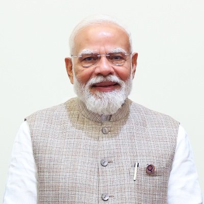 Narendra Modi, Prime Minister of India, as of 2026.