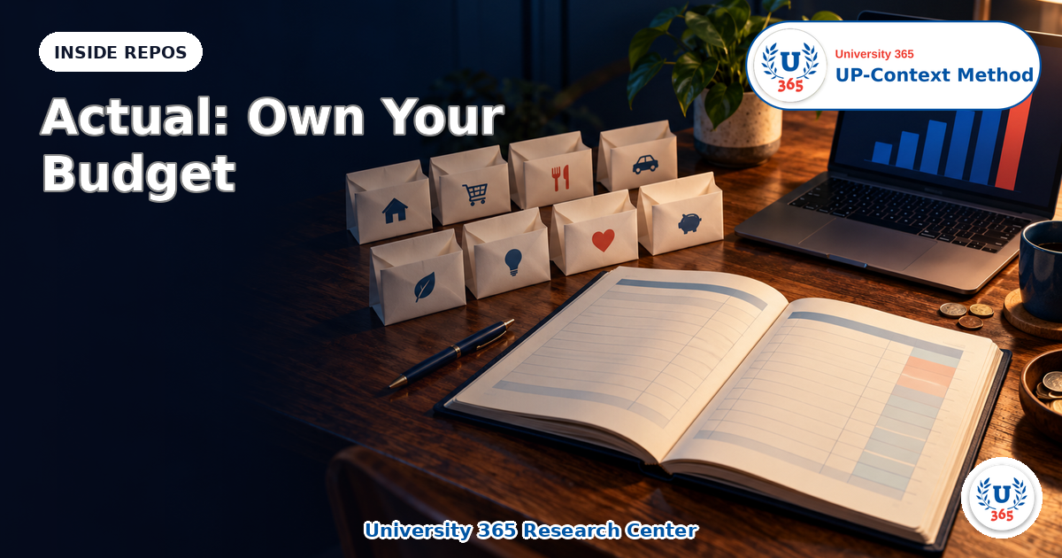 Actual: Own Your Budget