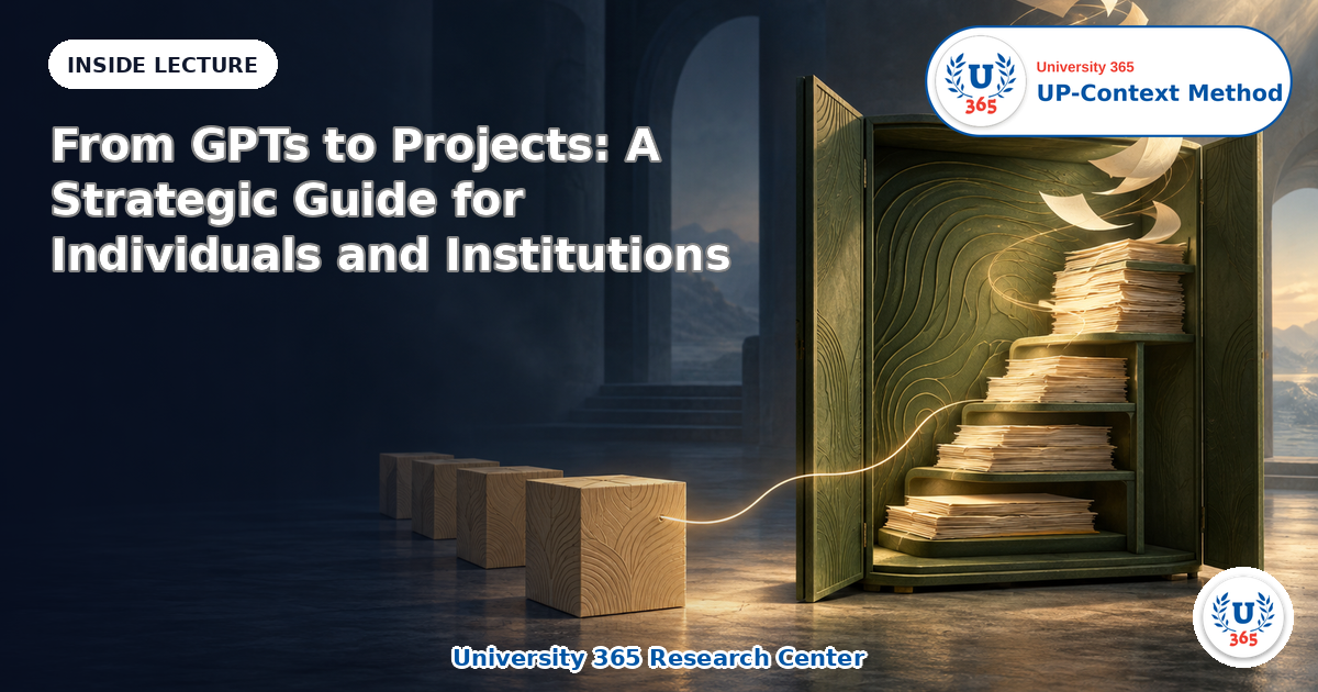 From GPTs to Projects: A Strategic Guide for Individuals and Institutions