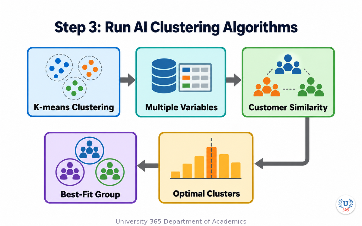 Step 3: Run AI Clustering Algorithms
