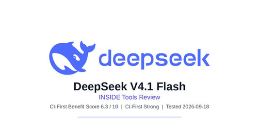 DeepSeek V4.1 Flash INSIDE Tools Review