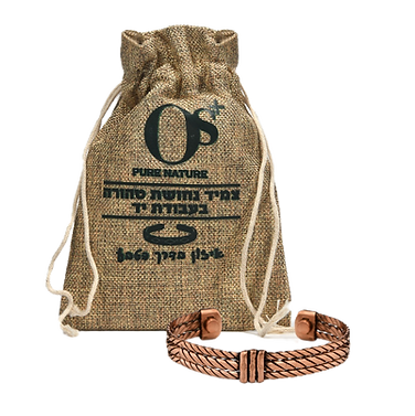 צמיד נחושת טהורה בעבודת יד