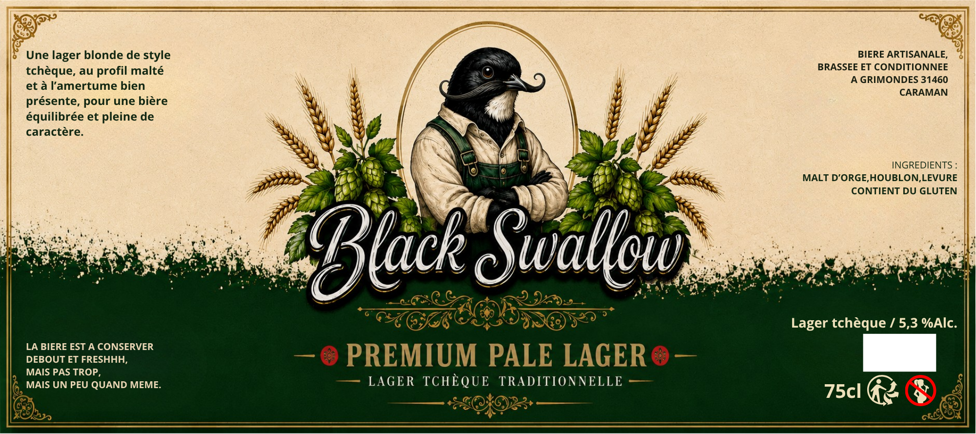 Premium Pale Lager Tcheque