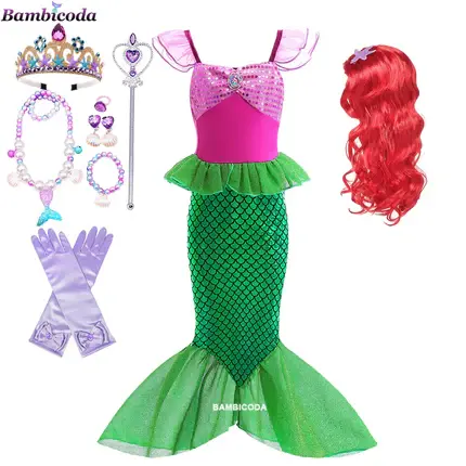 Thumbnail: Little Mermaid Princess Ariel–Inspired Dress Costume