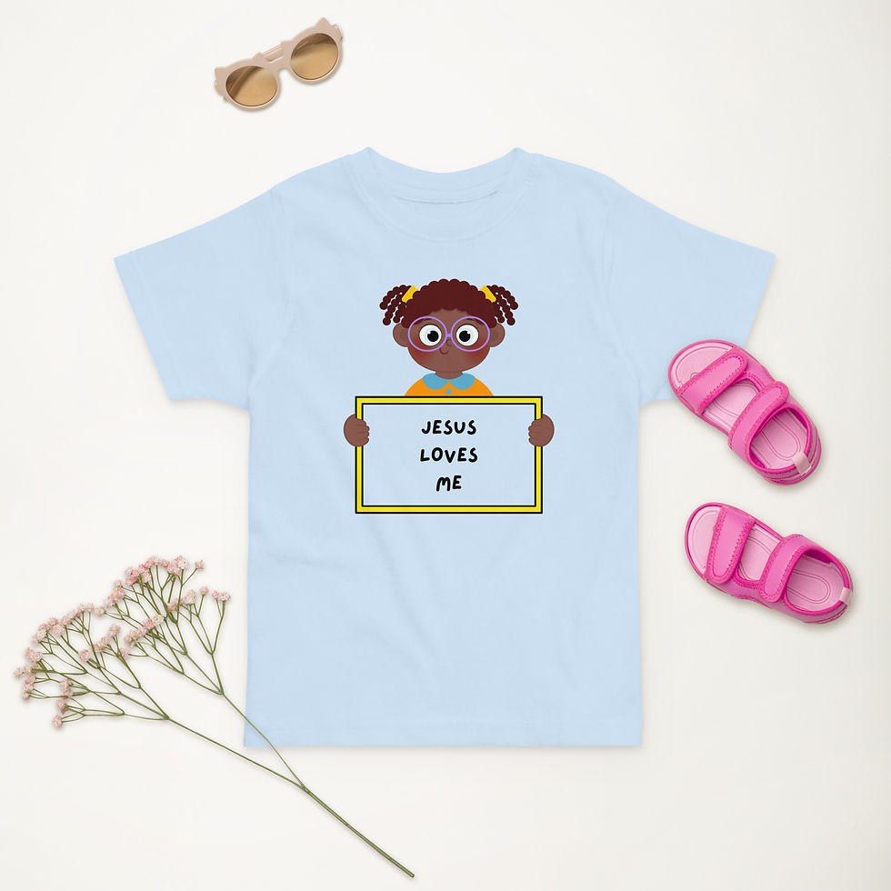 Thumbnail: Jesus Love Me Girl Toddler jersey t-shirt