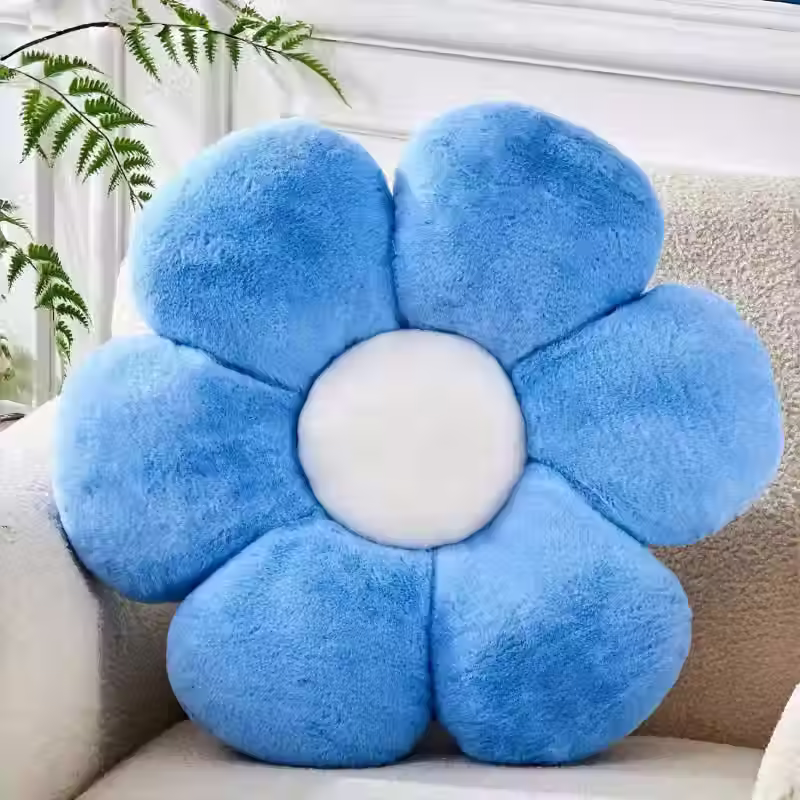 Thumbnail: Easter Spring Floral Plush Pillow –  Flower-Shaped Cushion