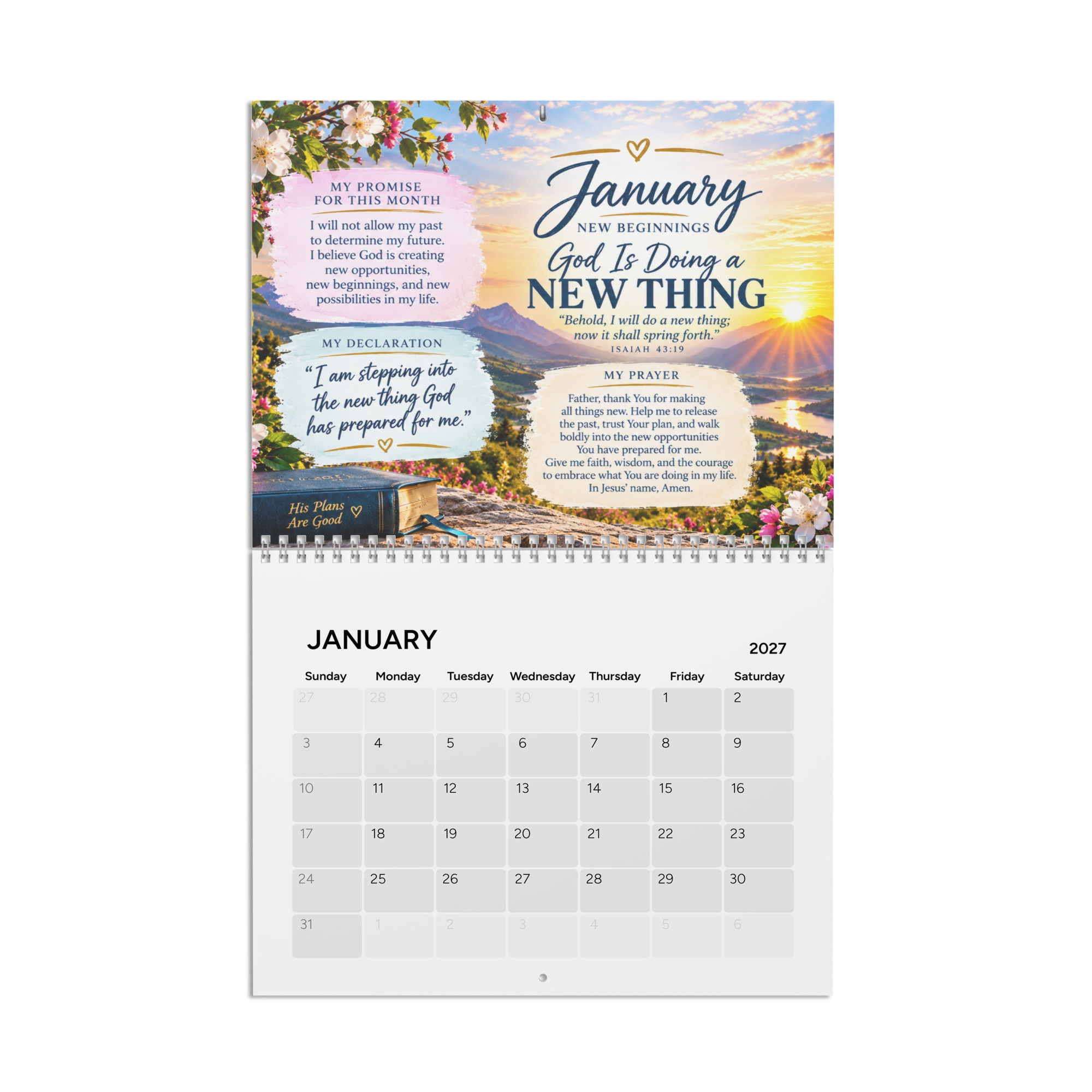 12 Promises of God Devotional Calendar 