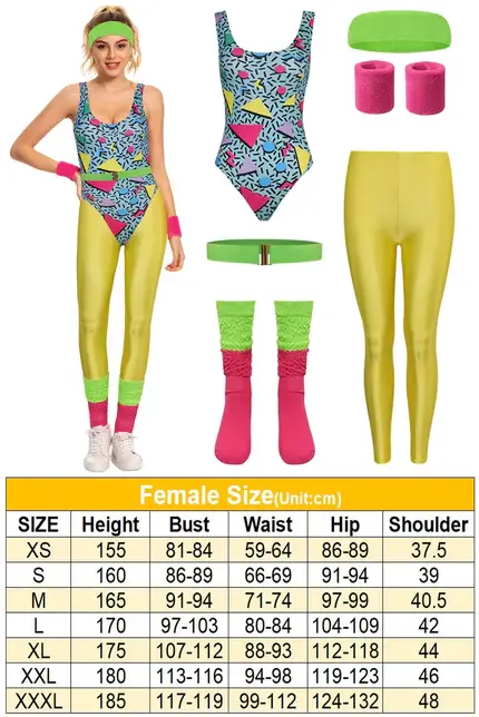 Thumbnail: 80s Aerobic Adult Costumes