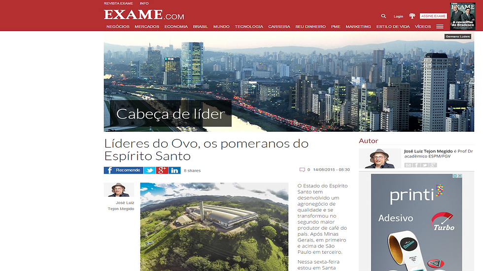 Texto postado no Blog Cabeça de Líder, do portal da Revista Exame