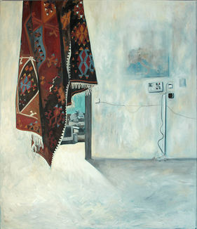 lost in thought 24,  2014, Öl/Lw, 160 x 140 cm