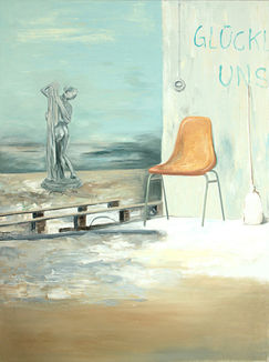 lost in thought 23,  2014, Öl/Lw, 120 x 90 cm