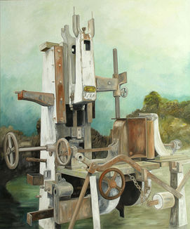 Altes Eisen 15, 2019, Öl/Lw, 120 x 100 cm