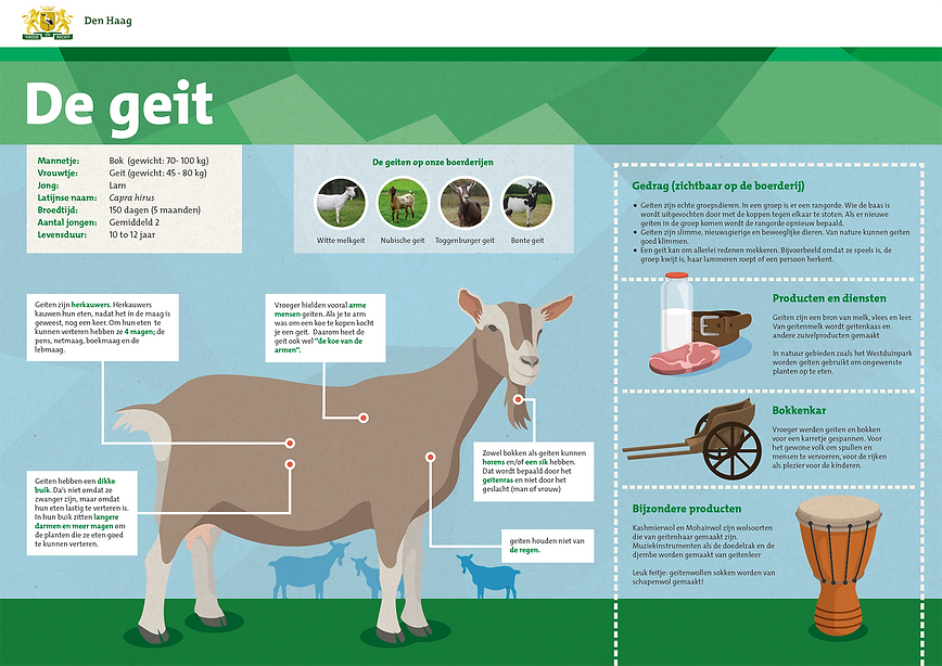 The Hague farm animal information boards