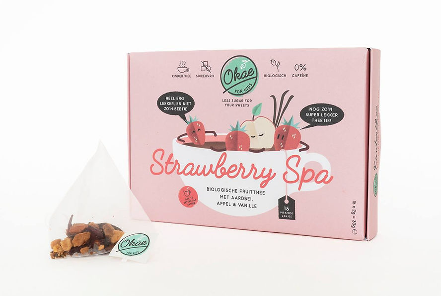 Okae for Kids Strawberry Spa thee