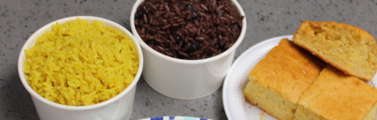 Arranged Food and Objects