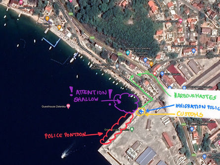 Montenegro, Zelenica - checking in