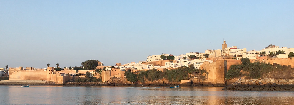 The Kasbah Des Oudaias overlooking the Bouregreg river entrance