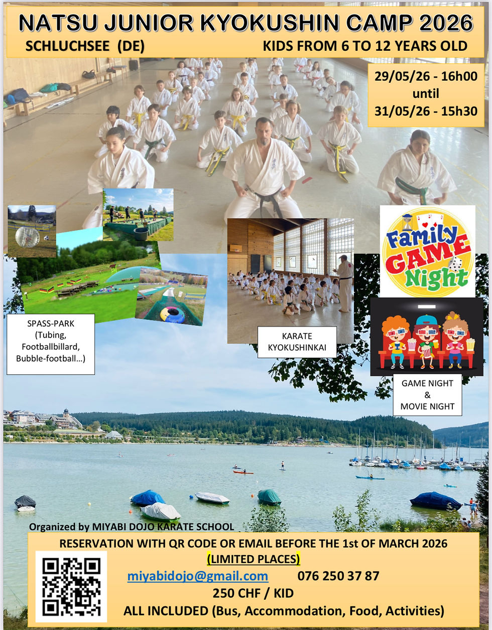 NATSU JUNIOR KYOKUSHIN CAMP 2026