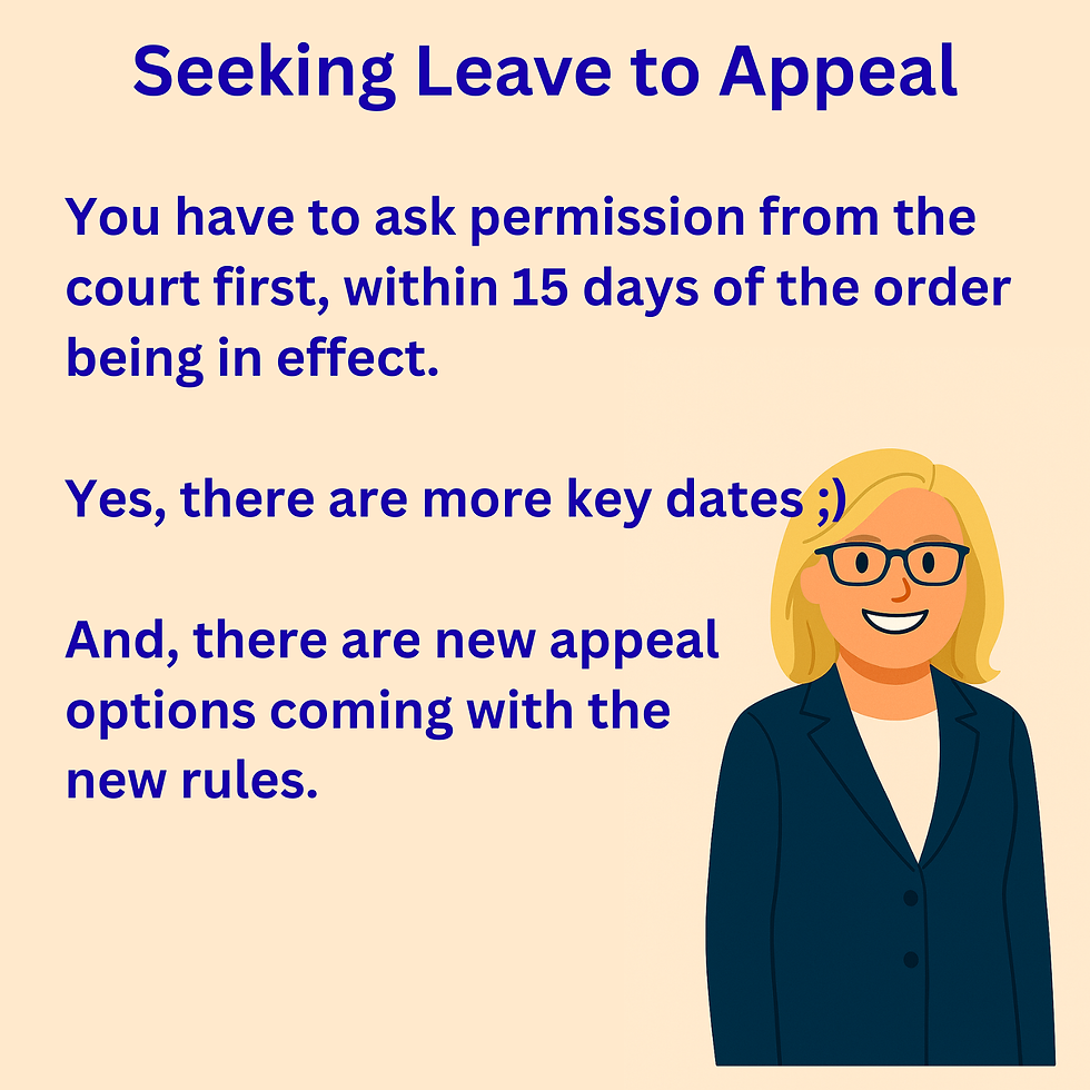 Navigating the Basics of Seeking Leave to Appeal in the Court of Appeal