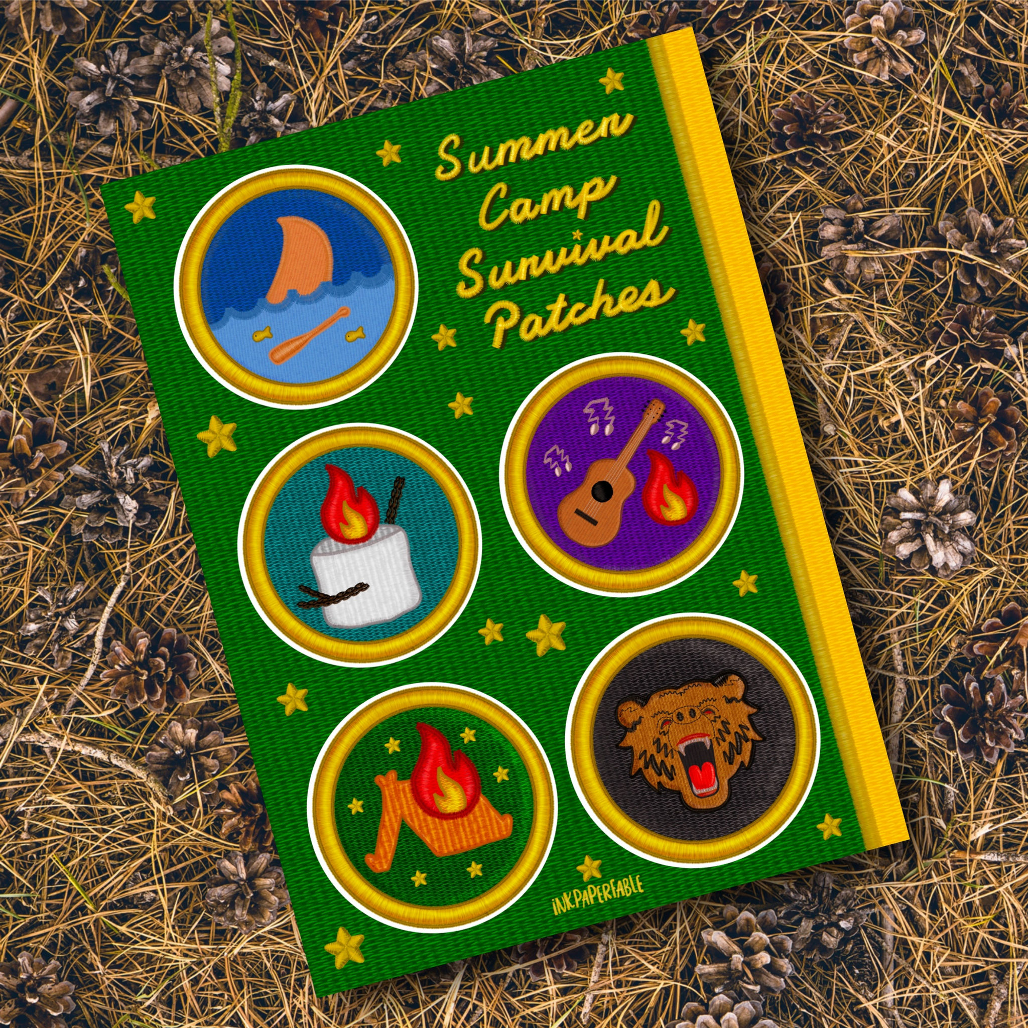 Summer Camp Survival Sticker Sheet