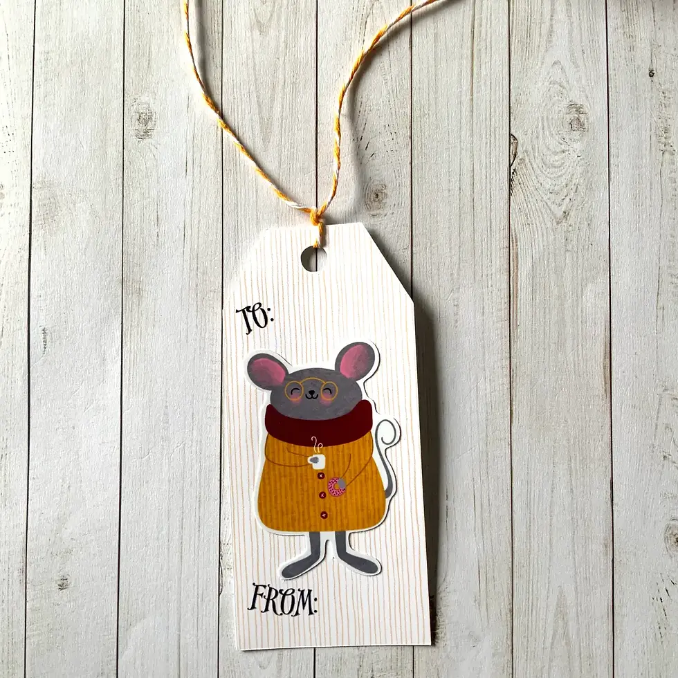 Thumbnail: Holiday Sticker Gift Tags