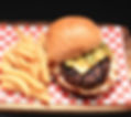 Classic cheese burger & Fries
