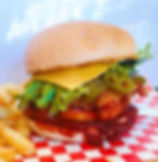 ★ Double Devils chicken burger & Fries
