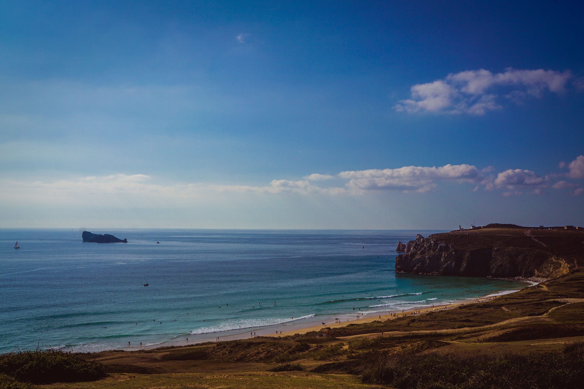 The surf at Plage de Pen Hat