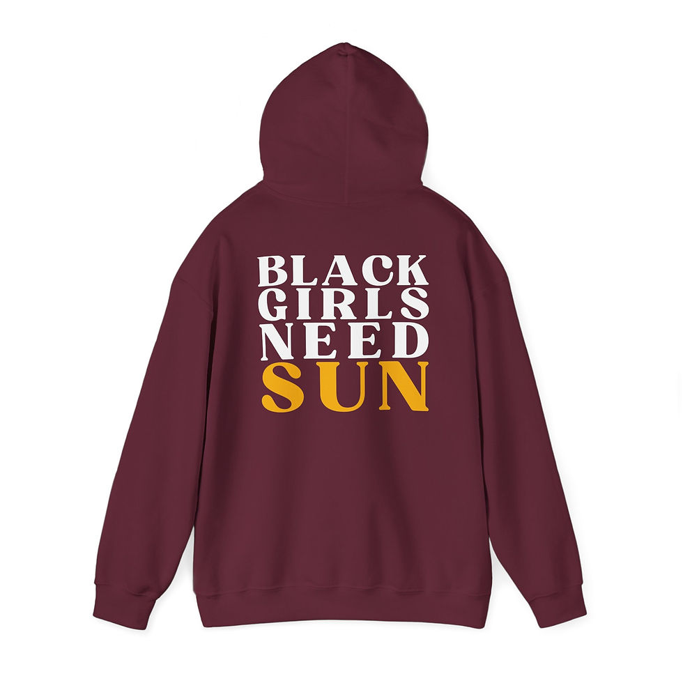 Thumbnail: Black Girls Need Sun | Unisex Heavy Blend™ Hooded Sweatshirt