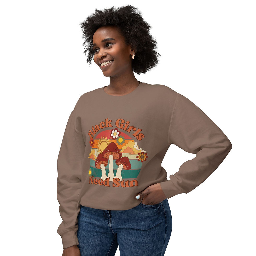 Thumbnail: Retro BGNS | Unisex Lightweight Crewneck Sweatshirt
