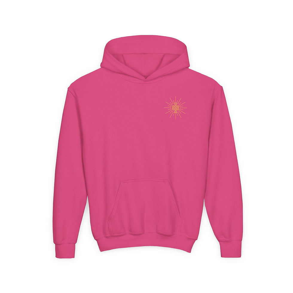Thumbnail: Summer 2025 Black Girls Need Sun | Youth Heavy Blend Hooded Sweatshirt