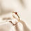 Thumbnail: Rosy Diamond Ruby Ring