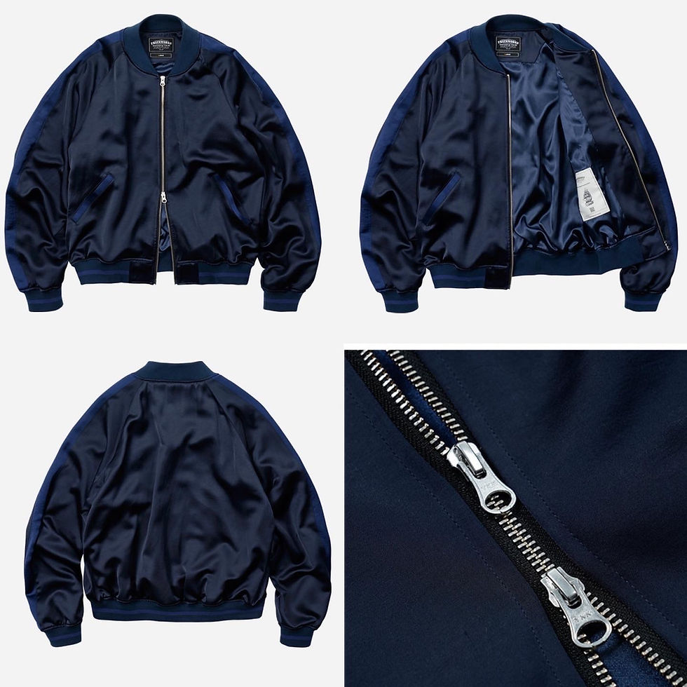 縮圖：●預訂貨品● 韓國品牌 🇰🇷 Frizmworks Viscose Satin Zip Jacket