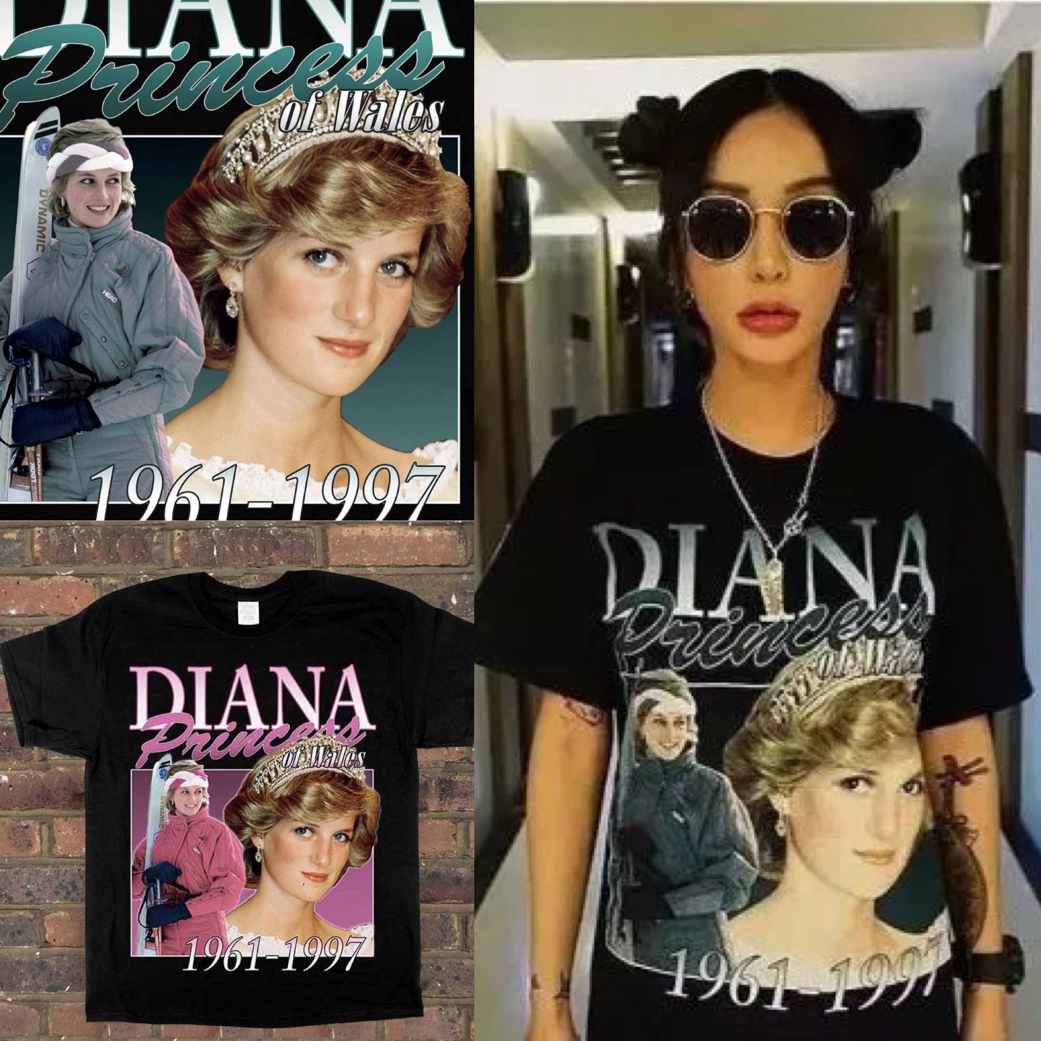 ●預訂貨品● Homage Princess Diana S/S Tee