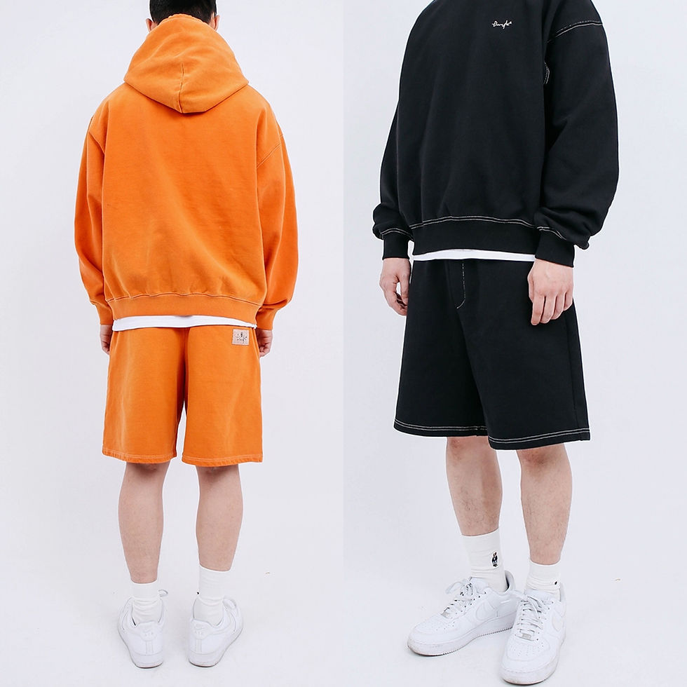 縮圖：●預訂貨品● 韓國品牌 🇰🇷 Phyps Over-dyed Half Shorts