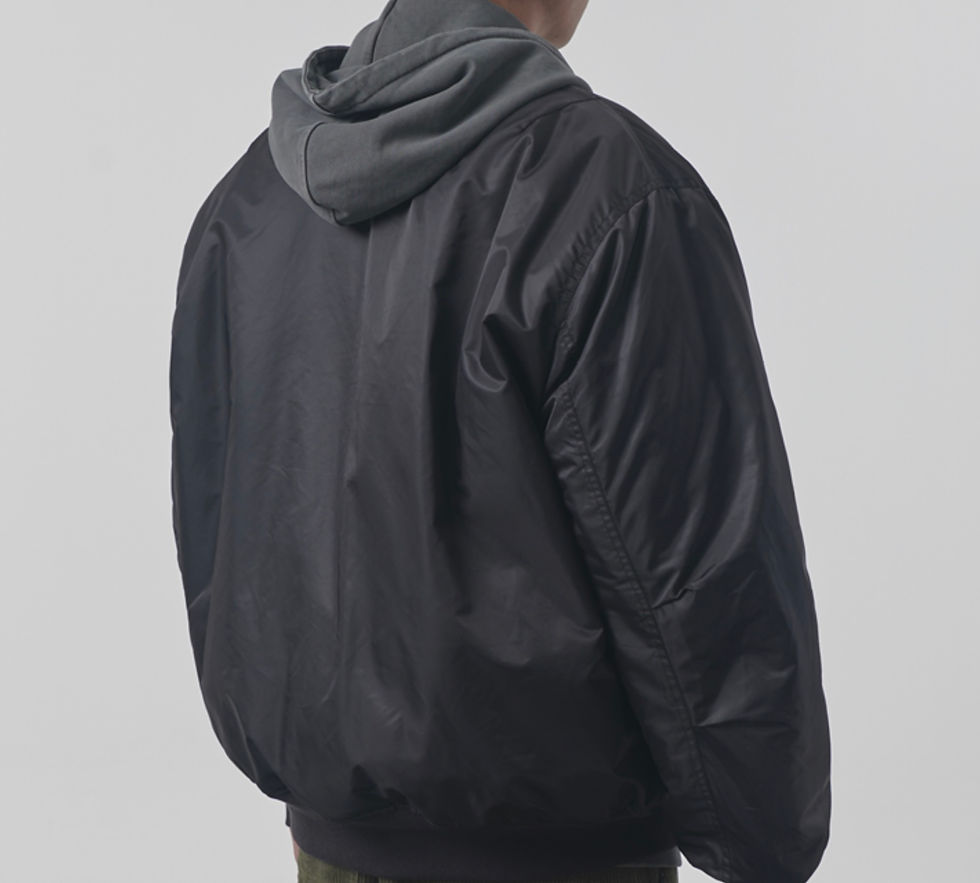 縮圖：●預訂貨品● Dimitri Black VLAD Oversized MA-1 Bomber Jacket