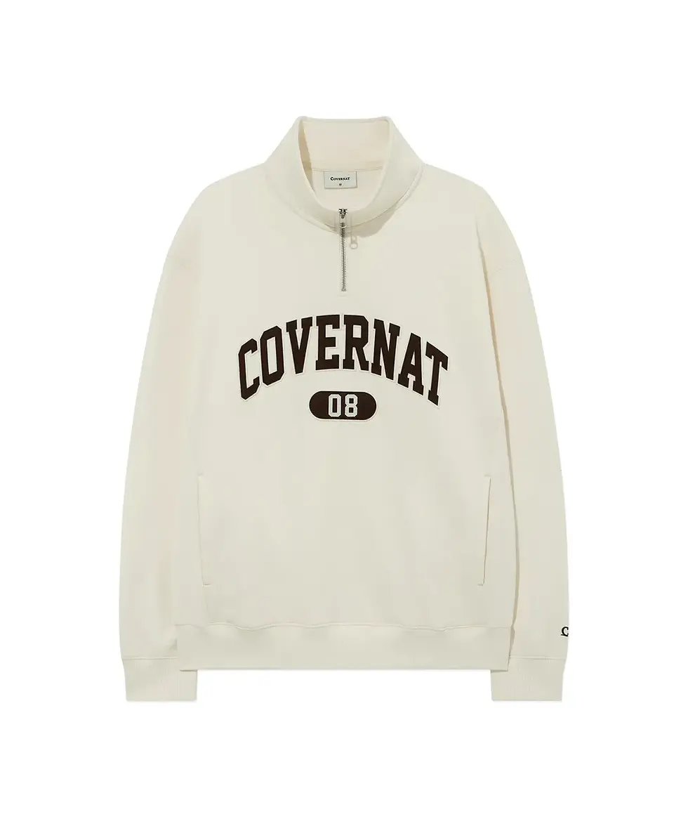 縮圖：●預訂貨品●韓國品牌 🇰🇷Covernat Arch Logo Half Zip up