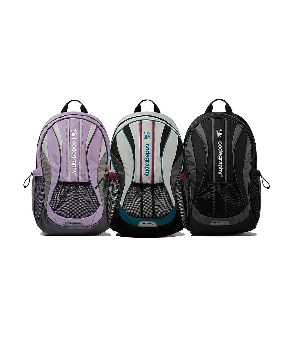 縮圖：●預訂貨品● 韓牌Codegraphy Wave Piping Backpack