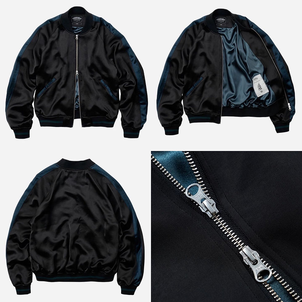 縮圖：●預訂貨品● 韓國品牌 🇰🇷 Frizmworks Viscose Satin Zip Jacket