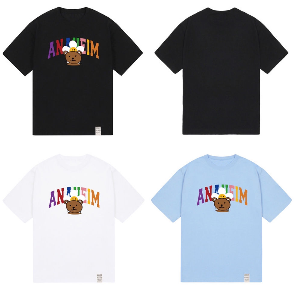 縮圖：●預訂貨品● 韓國品牌 🇰🇷 Graver Rainbow Bear Flowet S/S Tee
