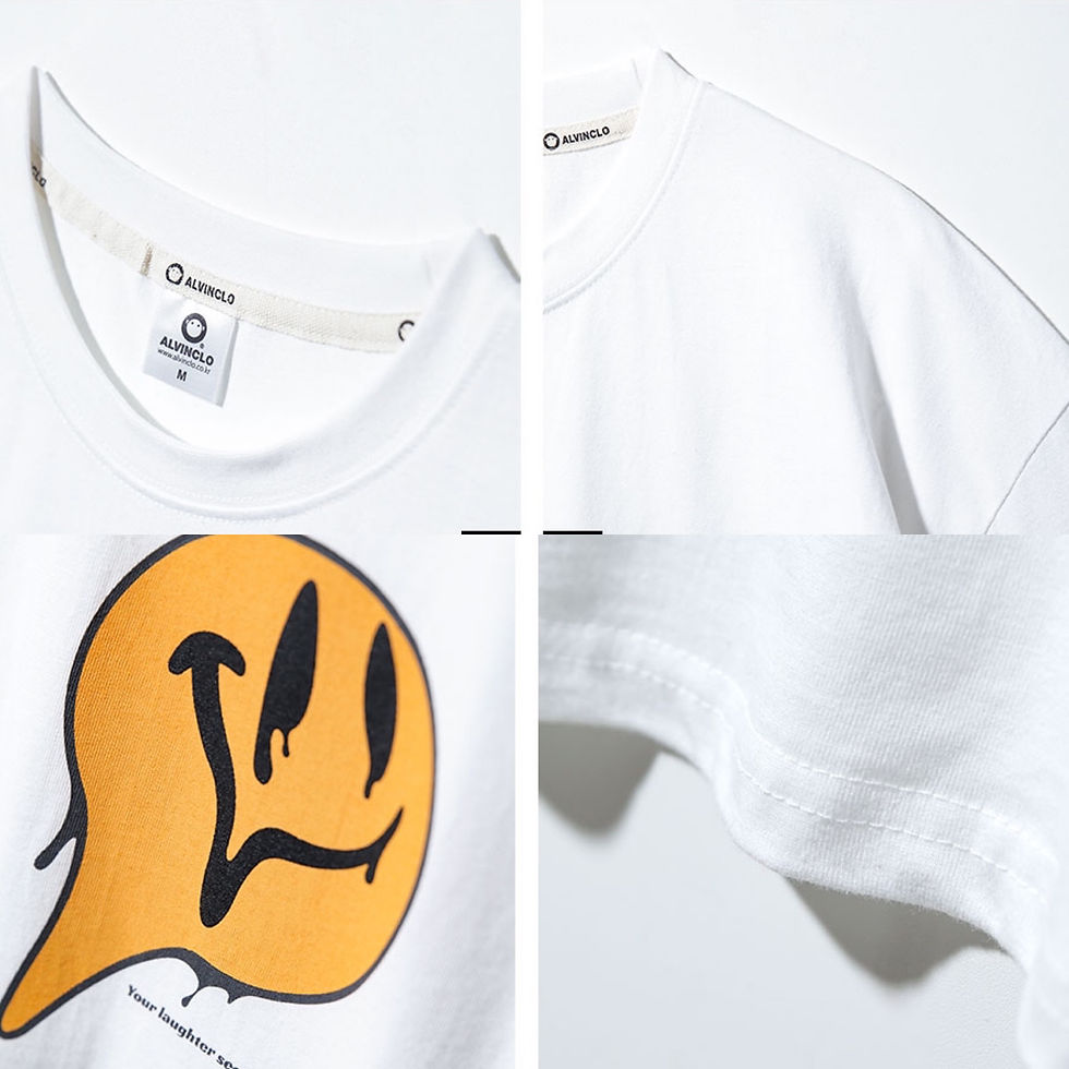 縮圖：●預訂貨品● 韓國品牌🇰🇷Alvinclo Flow Down Smile Overfit S/S Tee