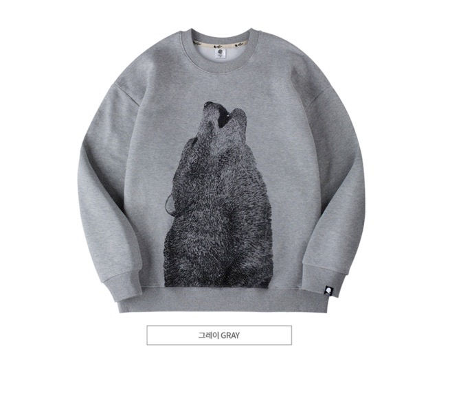 縮圖：●預訂貨品● Ghost Republic Graphic Sweatshirt 🇰🇷 韓國製 - Gery
