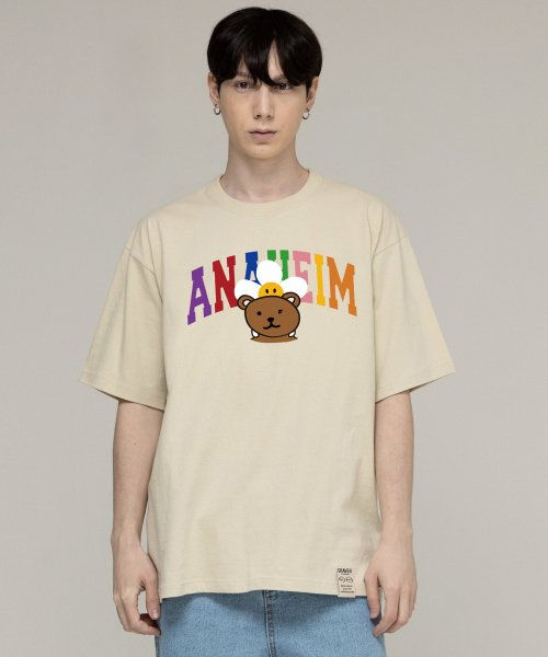 縮圖：●預訂貨品● 韓國品牌 🇰🇷 Graver Rainbow Bear Flowet S/S Tee