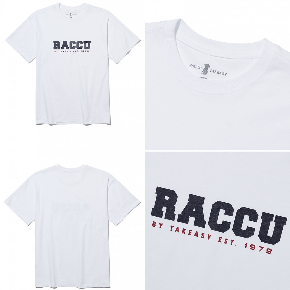 縮圖：●預訂貨品● 韓國品牌🇰🇷 Takeasy Authentic Print Logo S/S Tee