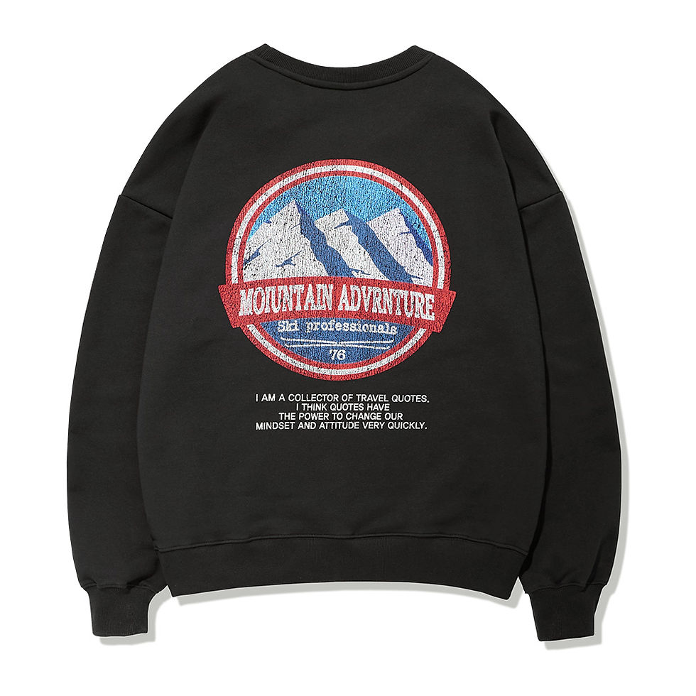 縮圖：●預訂貨品● 韓國品牌🇰🇷 Fluke Snow Mountain Adventure Sweatshirt
