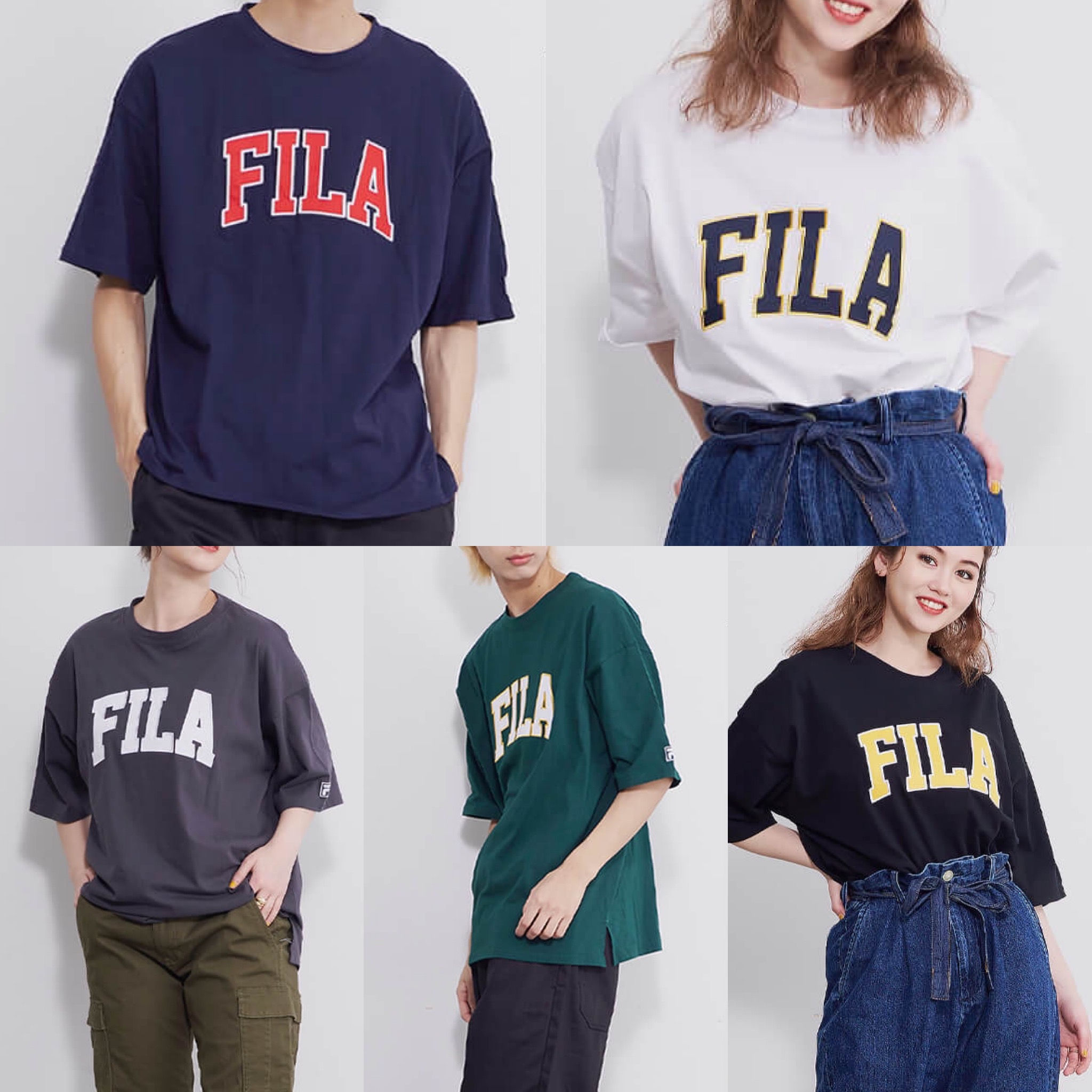 ●預訂貨品● 日版🇯🇵Fila College Logo S/S Tee