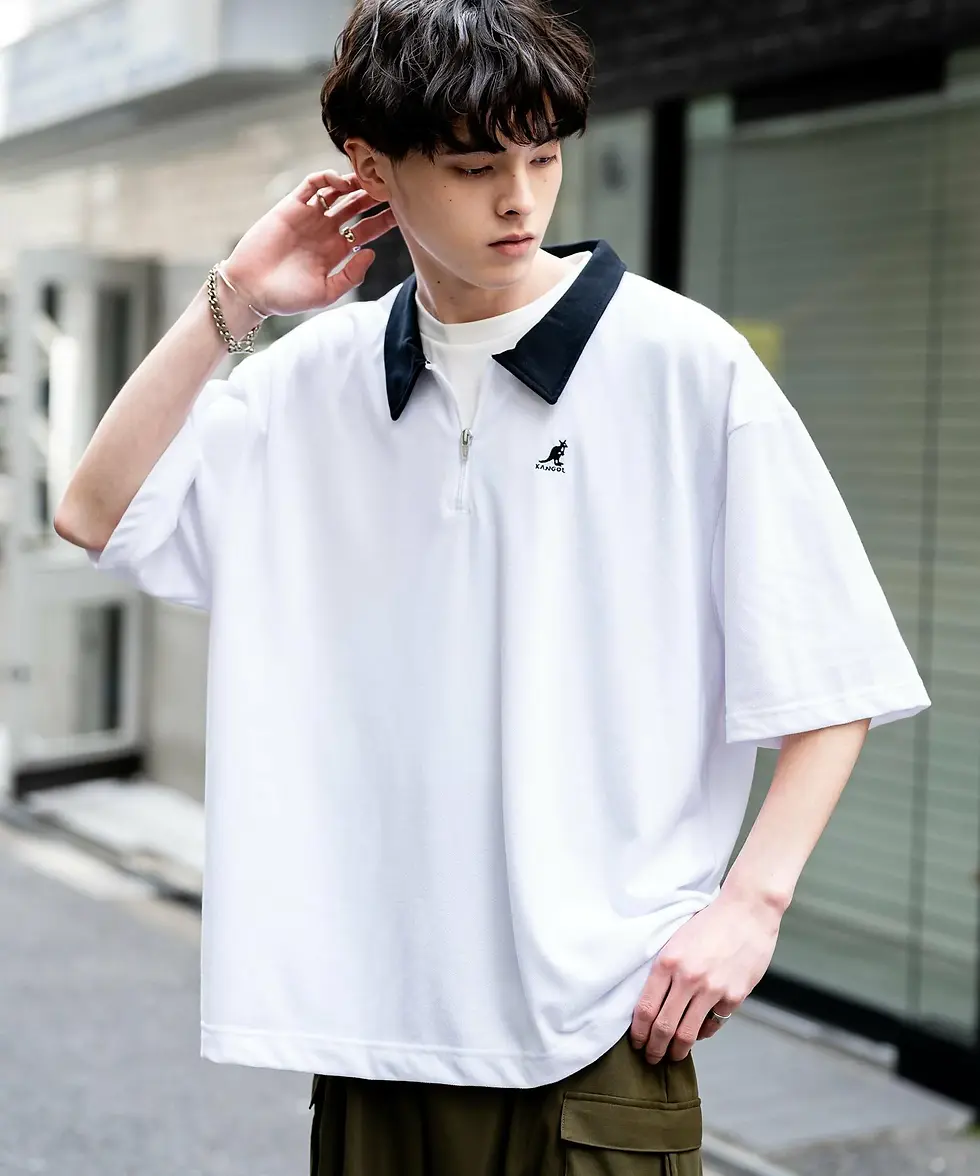 縮圖：●預訂貨品●日版🇯🇵 Kangol Bespoke One Point EMB. S/S Polo Shirt
