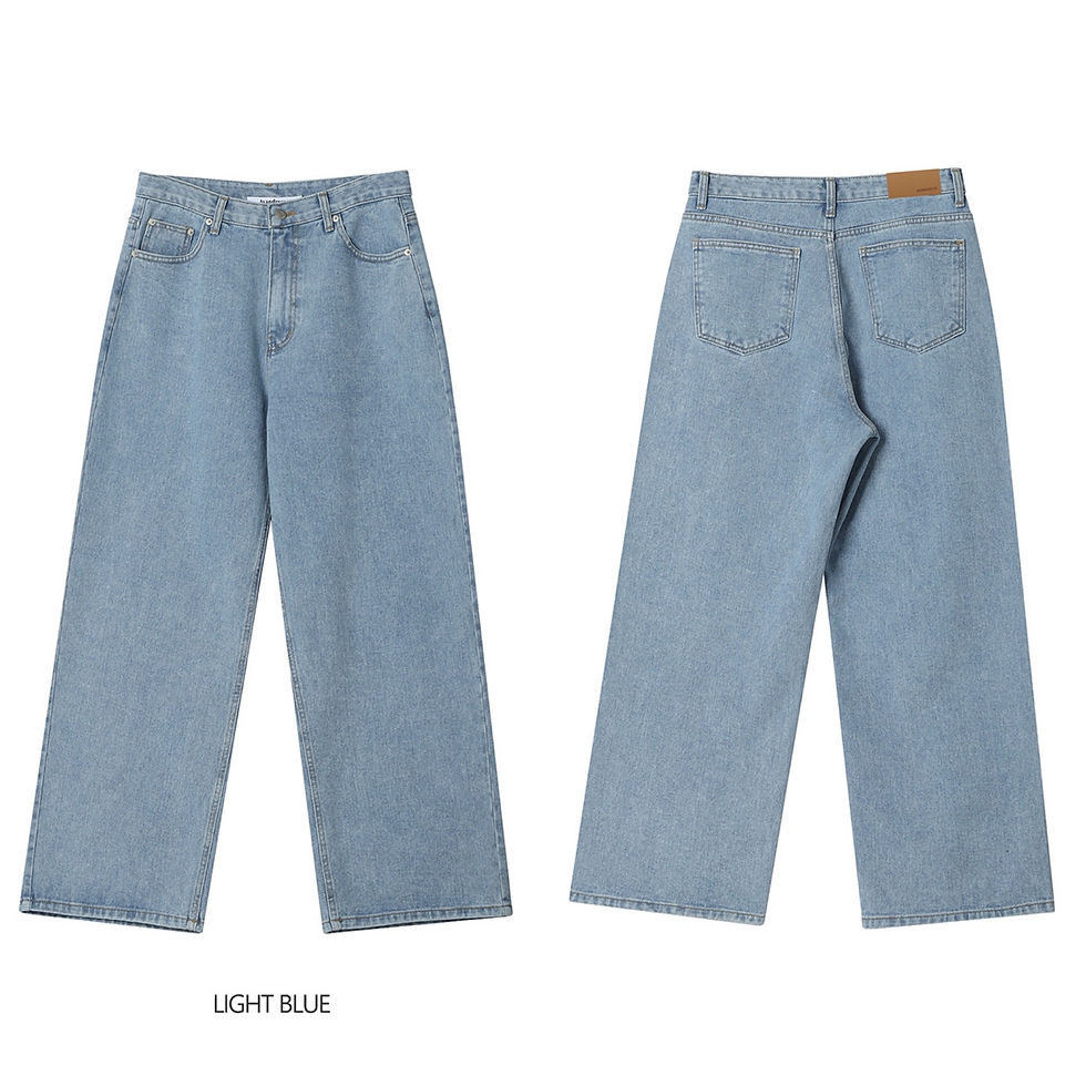 縮圖：●預訂貨品●韓國品牌 🇰🇷 Avandress Wide cut Denim