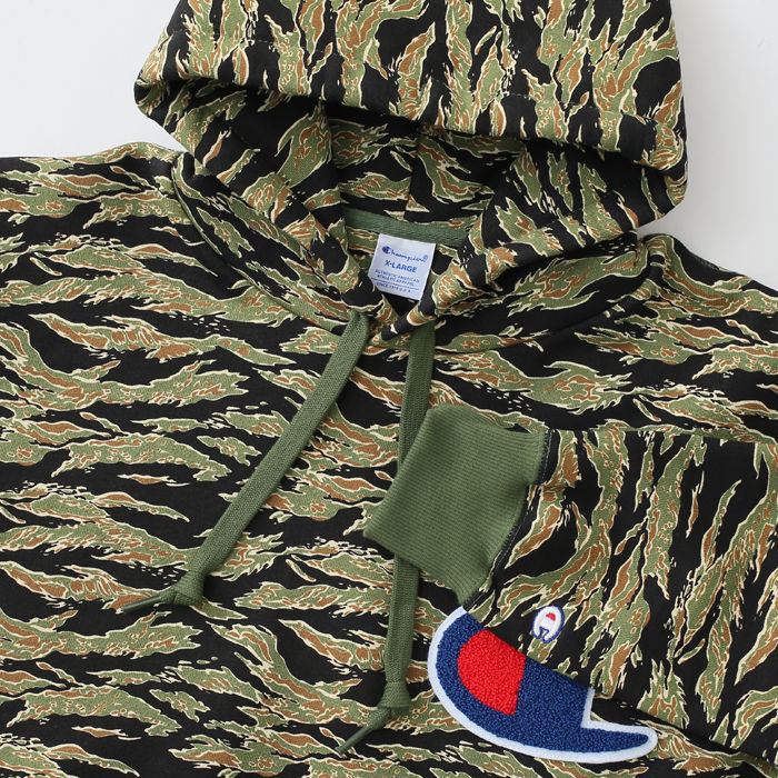 縮圖：日版 Champion Embroidery Big C Logo Hoodie