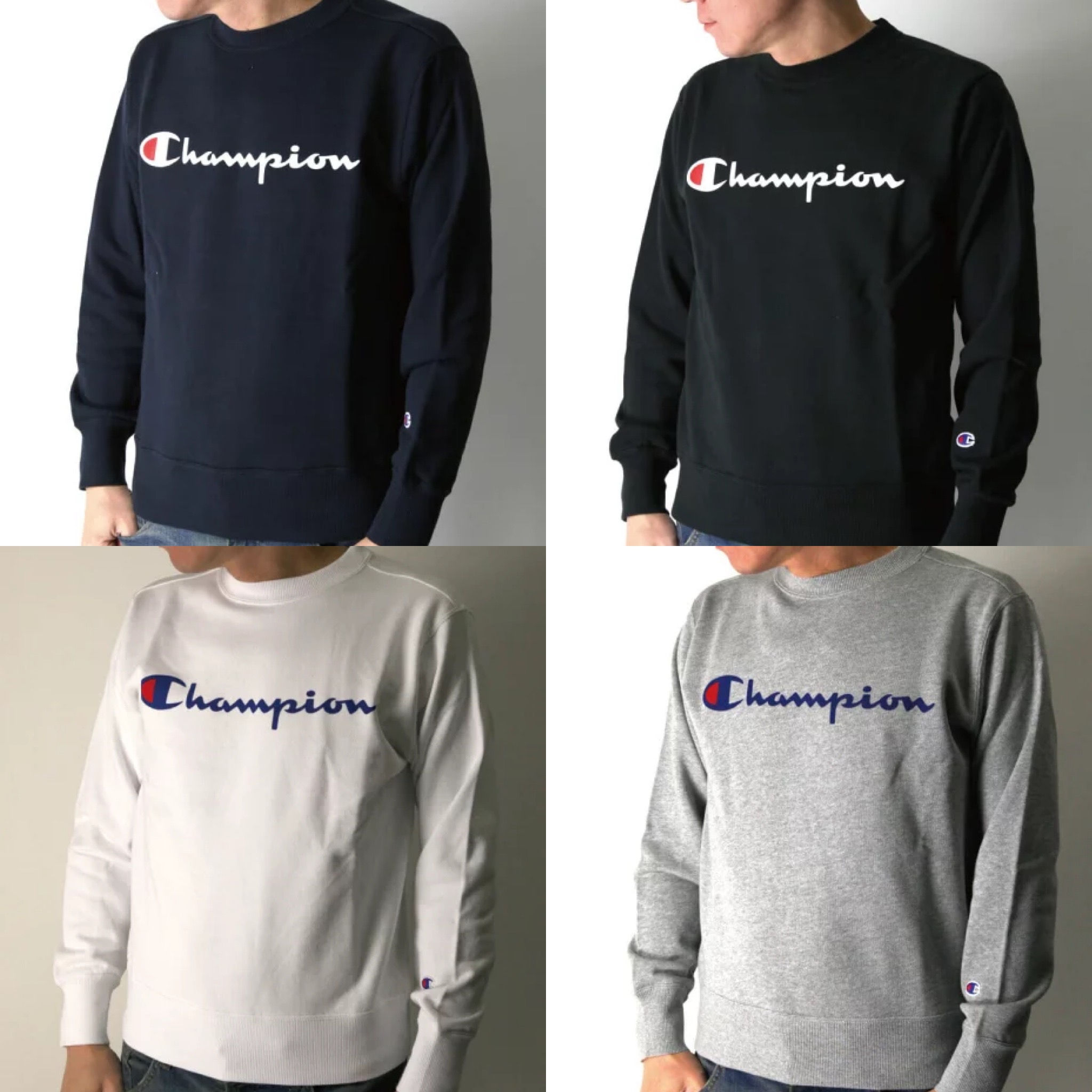 ●預訂貨品● 日版 Champion Text Logo Sweatshirt